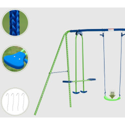 Leagan Outsunny 344-035 (Green/Blue) Thumb