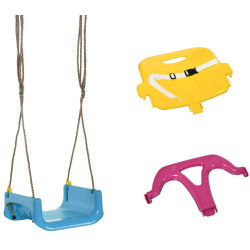 Качели Outsunny 344-056V00BU (Blue/Yellow/Purple) Thumb