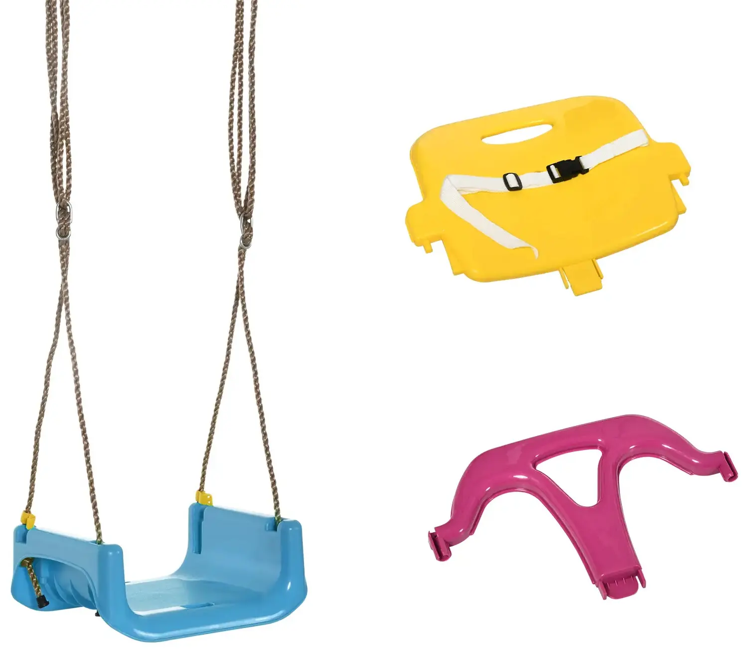 Качели Outsunny 344-056V00BU (Blue/Yellow/Purple) - 2