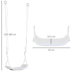 Leagan Outsunny 344-060V00WT (White) Thumb