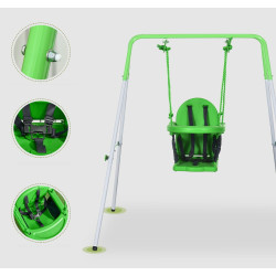 Качели Outsunny 344-065V00GN (Green/White) Thumb