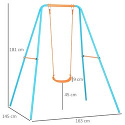 Качели Outsunny 344-066V00BU (Blue/Orange) Thumb