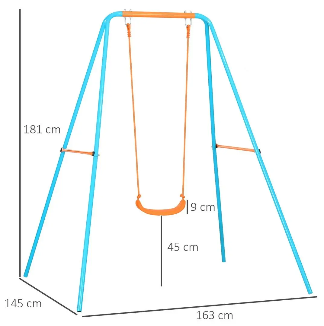 Качели Outsunny 344-066V00BU (Blue/Orange)