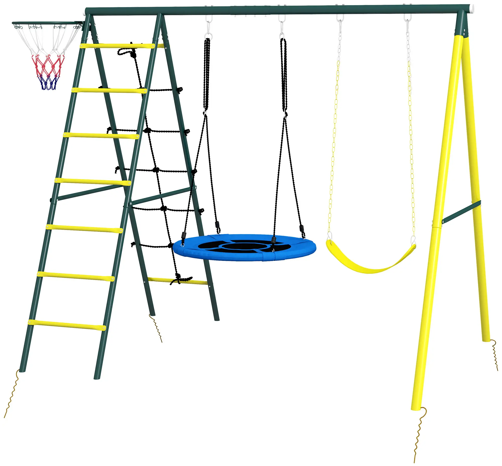 Leagan Outsunny 344-082V00YL (Yellow/Green/Blue) - 2