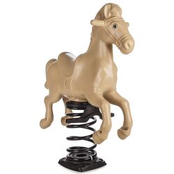 Balansoar pe arc elicoidal Pilsan Windy Horse 07-909 (Beige)
