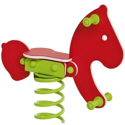 Balansoar pe arc Playpark Pony (Red/Green)