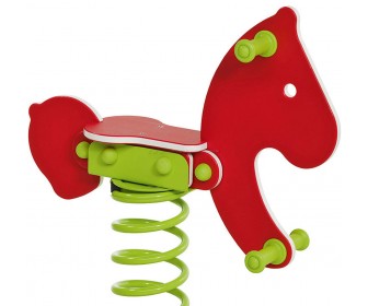 Balansoar pe arc Playpark Pony (Red/Green)