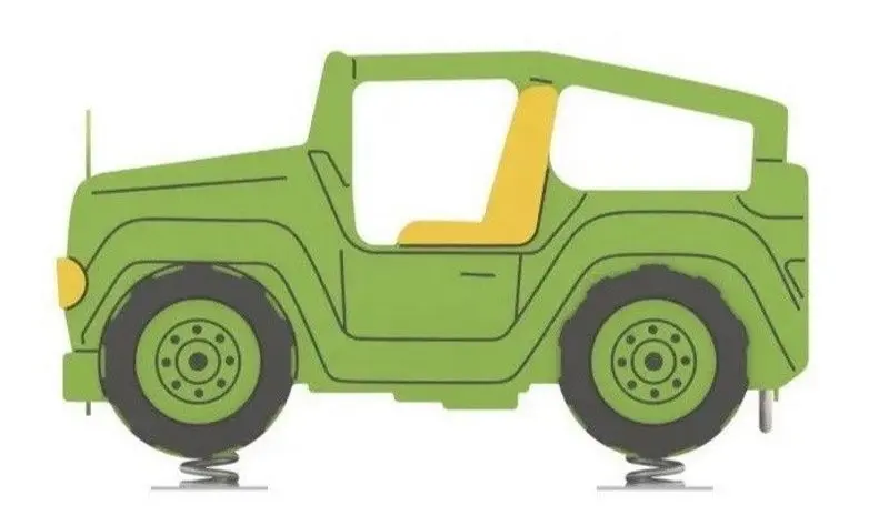 Качалка на пружине PlayPark Safari DS-55 (Green)