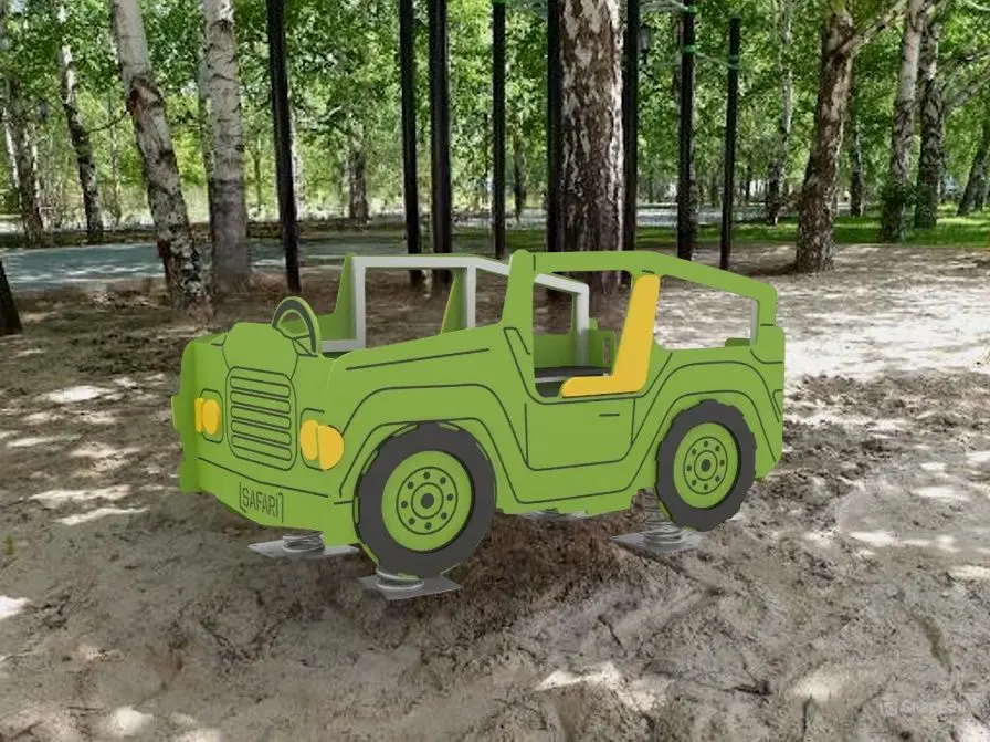 Качалка на пружине PlayPark Safari DS-55 (Green)