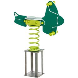 Balansoar pe arc Playpark Avion (Green/Light Green)