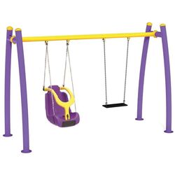 Leagăn dublu pe lanțuri PlayPark Special Needs SA-06