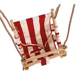 Leagan PlayPark Canvas Swing-0290 (White/Red) Thumb