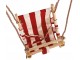 Leagan PlayPark Canvas Swing-0290 (White/Red)