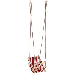 Leagan PlayPark Canvas Swing-0290 (White/Red)