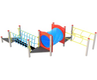 Cursa cu obstacole PlayPark DS-04 (Multicolour)