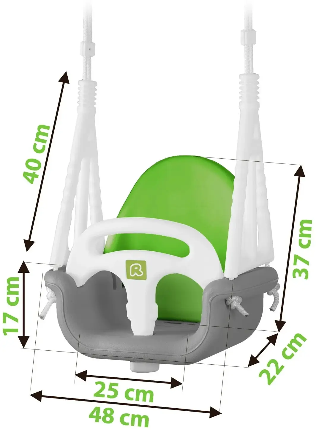 Качели 3в1 Ricokids 770001 (Green/Grey) - 2