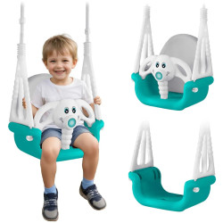 Качели 3в1 Ricokids 770201 (White/Blue) Thumb
