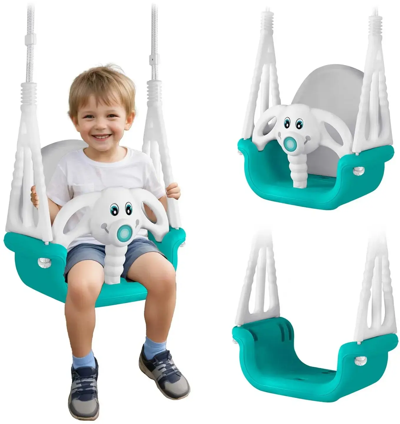 Качели 3в1 Ricokids 770201 (White/Blue) - 2