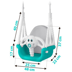 Качели 3в1 Ricokids 770201 (White/Blue) Thumb