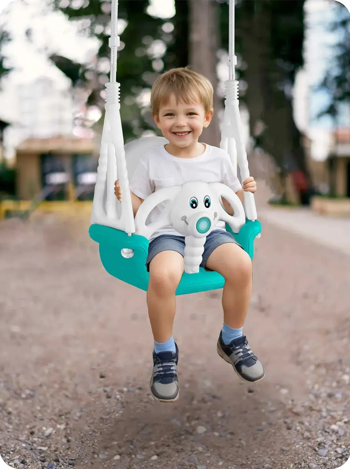 Качели 3в1 Ricokids 770201 (White/Blue) - 9