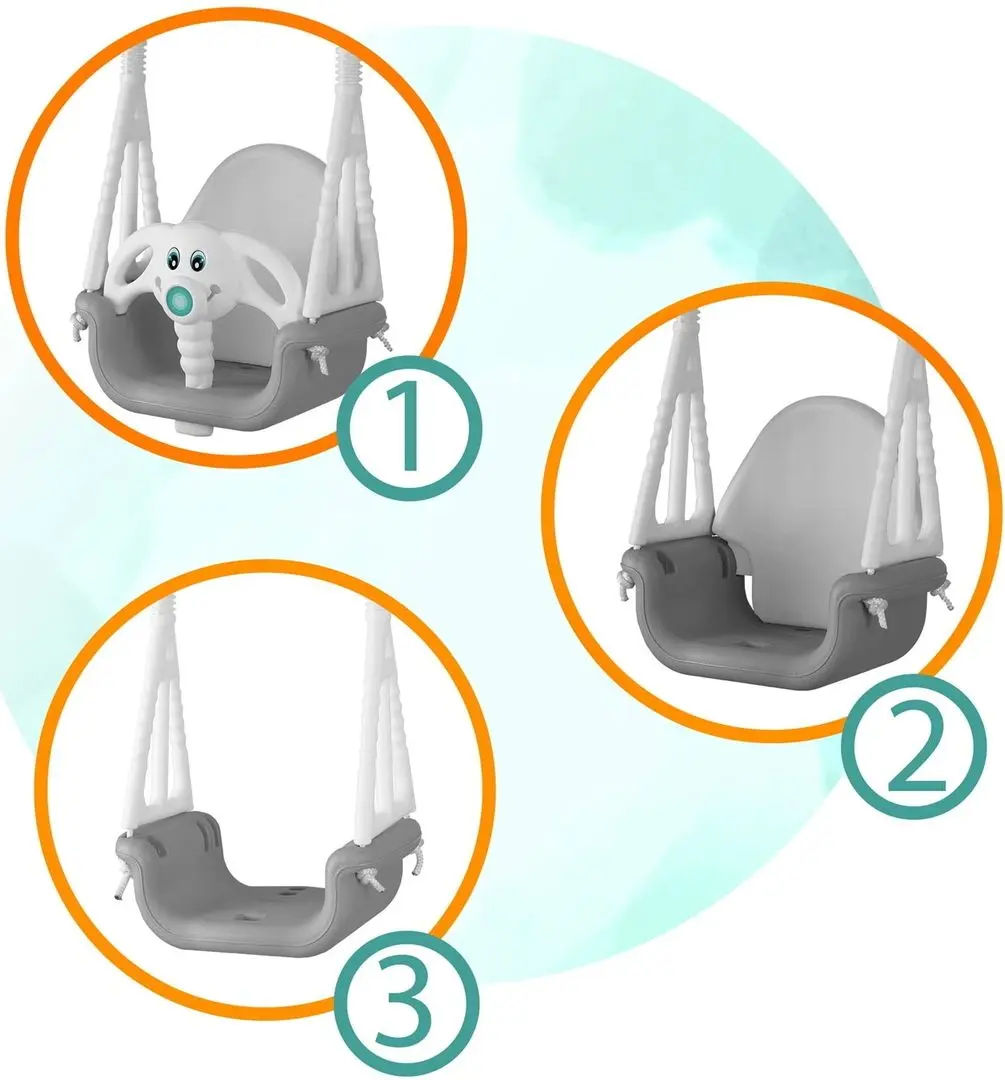 Leagan RicoKids Elephant (Grey/White)