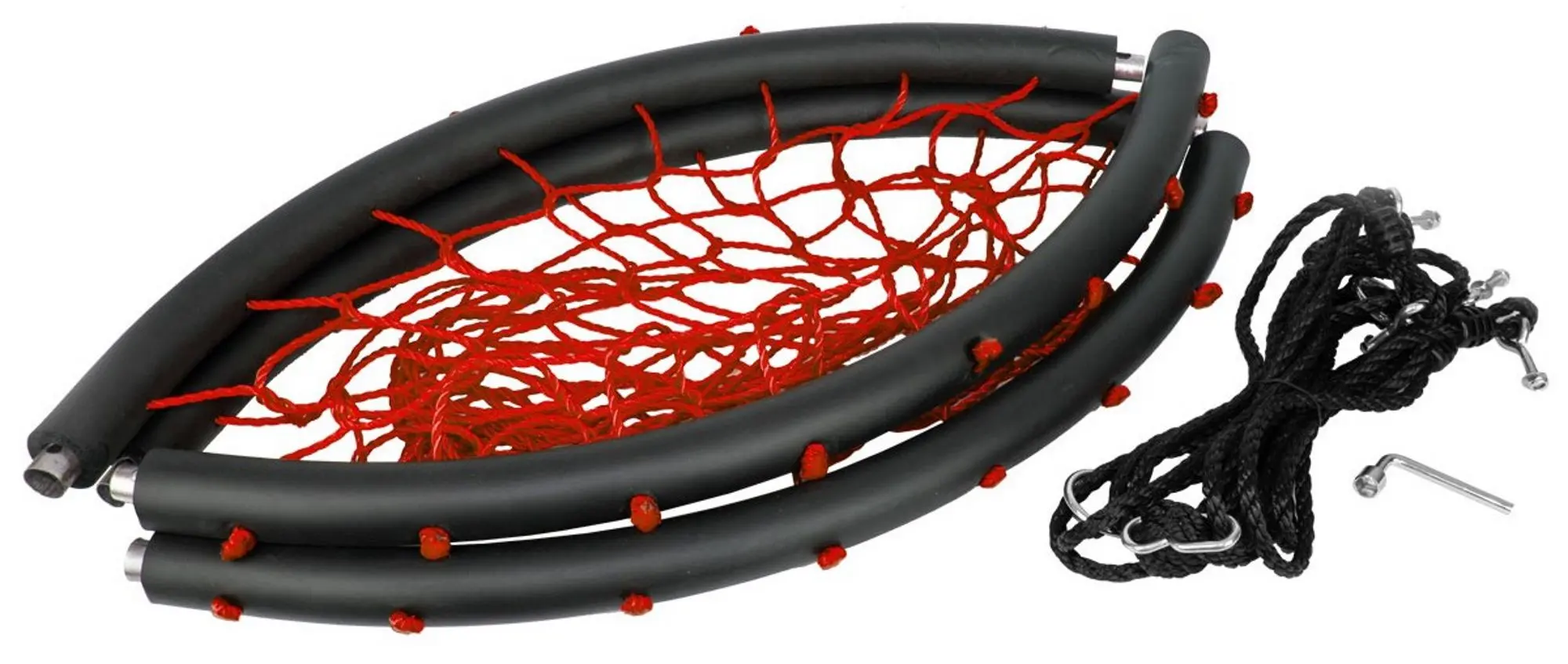 Качели-гнездо Saska Garden 1032061 (Black/Red) - 3