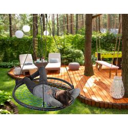Качели-гнездо Saska Garden 1032078 (Black/Blue) Thumb