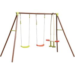 Качели Saska Garden 1013848 (Brown/Red/Green)