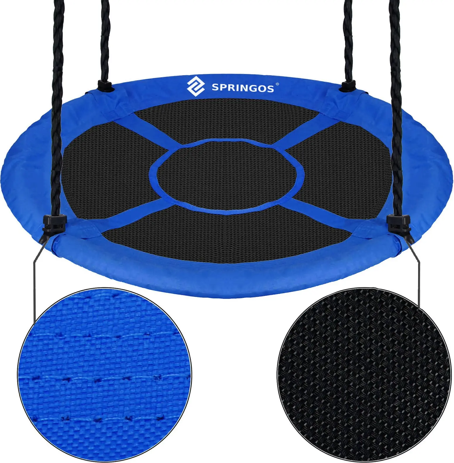 Leagăn-cuib Springos NS024 (Black/Blue) - 2