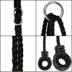 Leagăn-cuib Springos NS024 (Black/Blue) Thumb