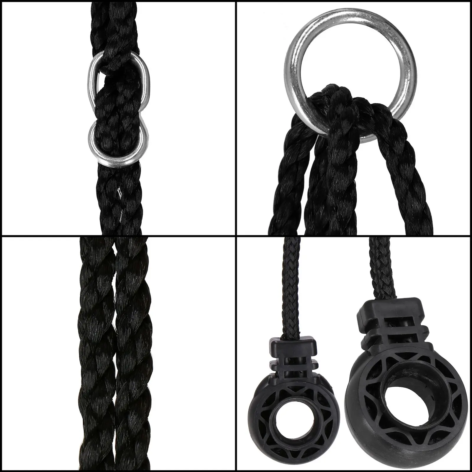Leagăn-cuib Springos NS024 (Black/Blue) - 8