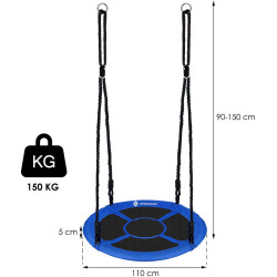 Leagăn-cuib Springos NS024 (Black/Blue) Thumb