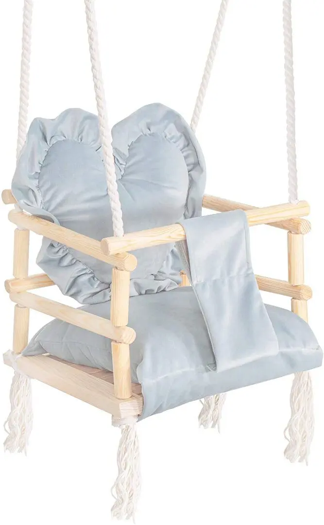 Качели Springos HS03 (Beige/Blue) - 4