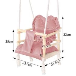 Качели Springos HS05 (Beige/Pink) Thumb