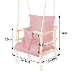 Качели Springos HS06 (Beige/Pink) Thumb