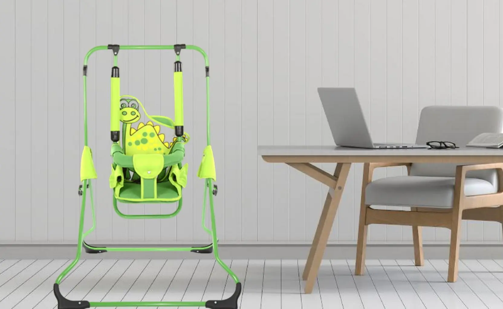 Качели Tako HBU Wild Animals Dino (Green) - 3