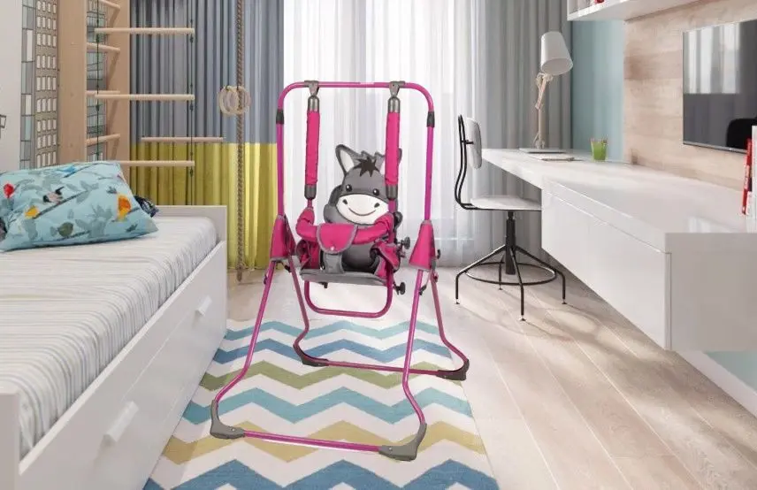 Качели Tako HBU Wild Animals (Pink/Grey) - 2