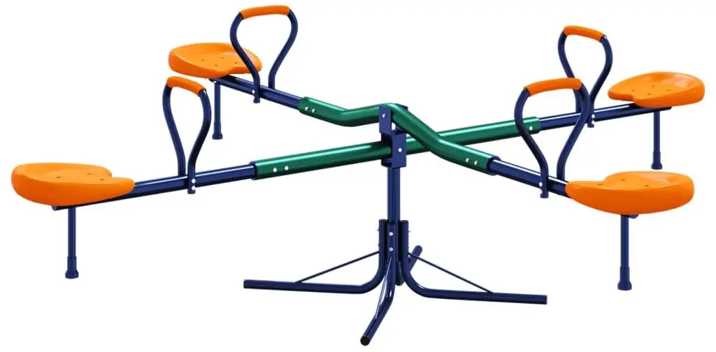 Детская карусель VidaXL 4010560 (Orange/Blue)