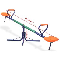 Качалка VidaXL 91363 (Orange/Blue) Thumb