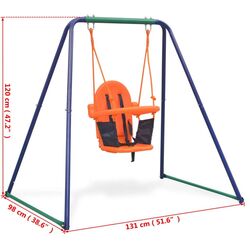 Leagan 2in1 VidaXL 91362 (Blue/Orange) Thumb