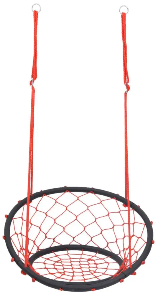 Leagan cuib VidaXL 93146 (Red/Black)