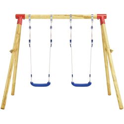 Качели VidaXL 279062 (Natural/Blue)