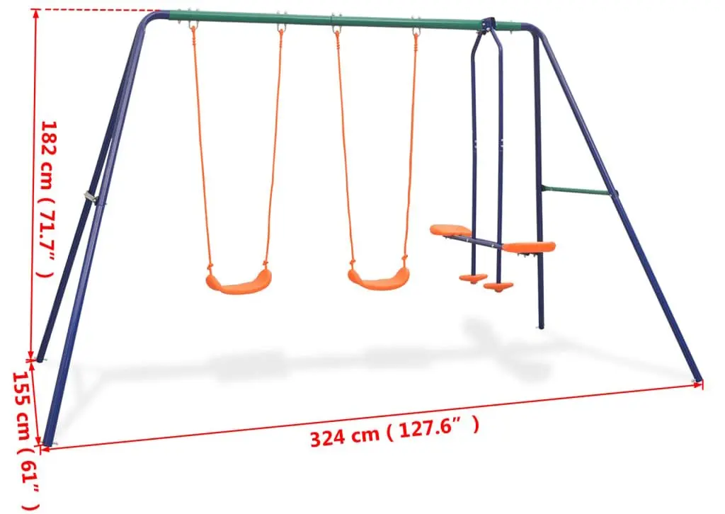 Leagan VidaXL 91358 (Multicolor)