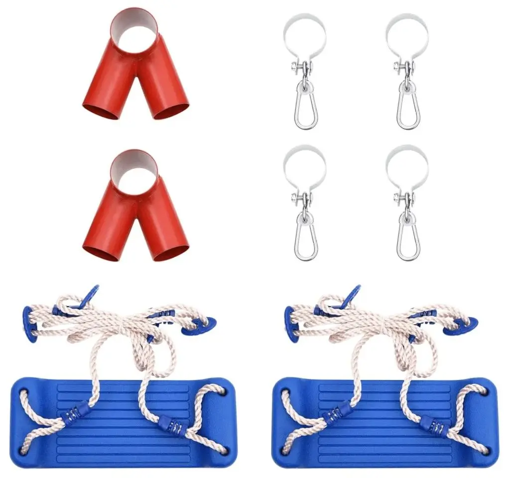 Качели VidaXL 92306 (Natural/Blue)