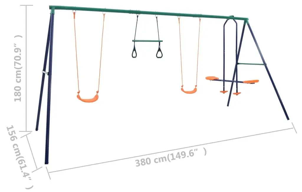 Качели VidaXL 92315 (Multicolor)