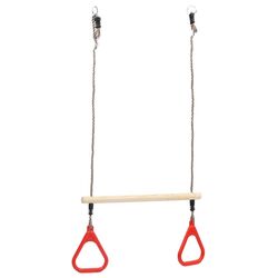 Качели VidaXL 93153 (Wood/Red) Thumb