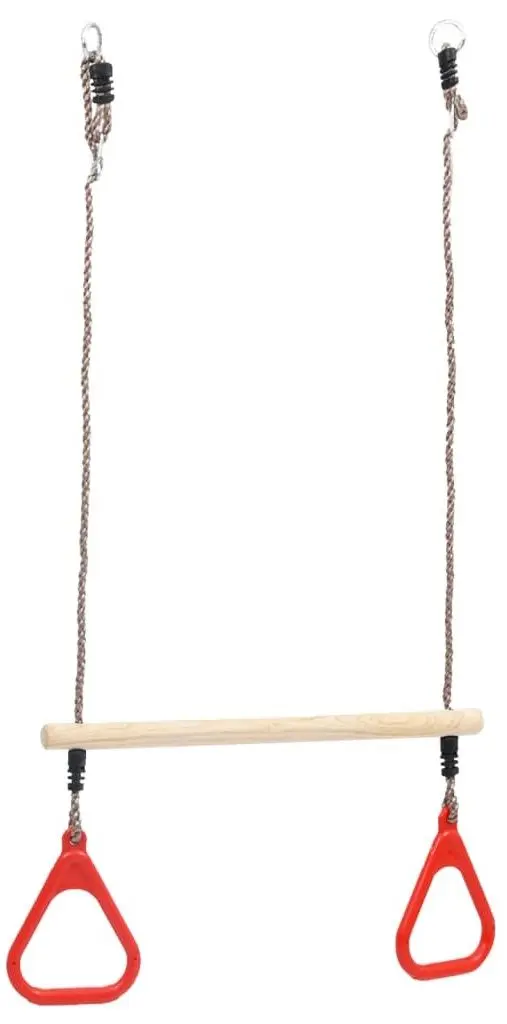 Качели VidaXL 93153 (Wood/Red) - 2