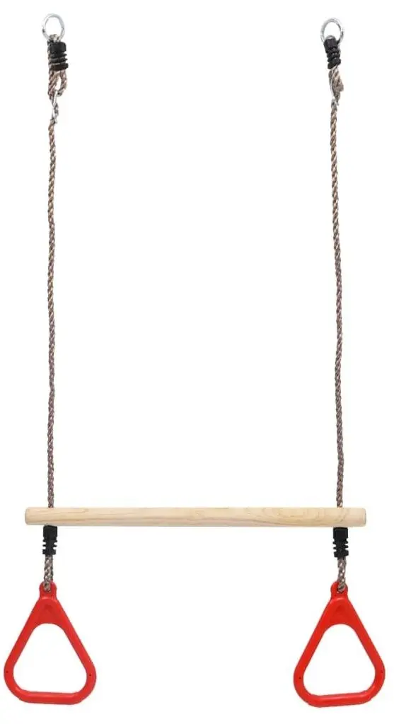 Качели VidaXL 93153 (Wood/Red)