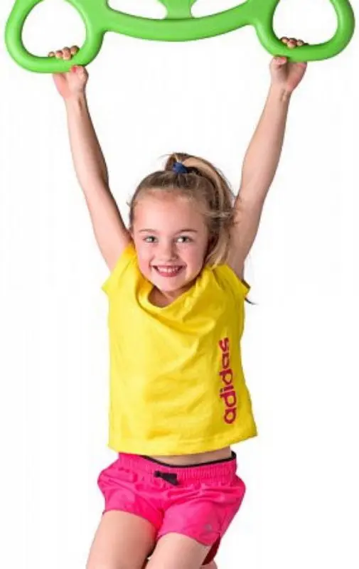 Leagan balansare corp Woodyland Gym Ring (Green)