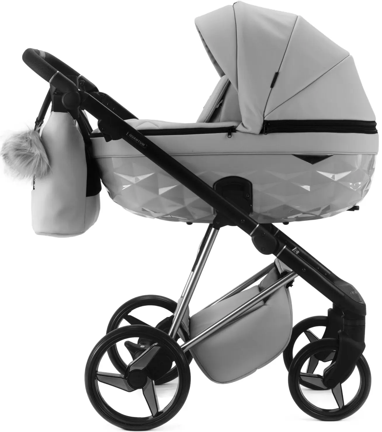 Carucior modular 2in1 Adamex Quantum SuperStar Deluxe Q-Star148 (Brown) - 2